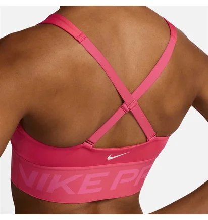 Топ женский Nike Pro Indy Plunge Pink HF7324-629