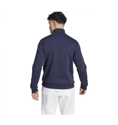 Кофта мужская Adidas Essentials Fleece Halfzip Sweatshirt Blue IJ8904