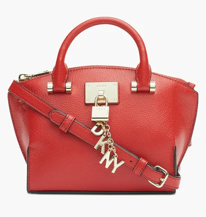 Сумка женская Dkny Elissa Small Leather Crossbody Satchel Red R92DHC28