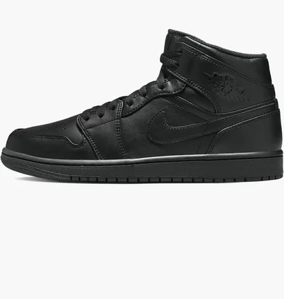 Кросівки чоловічі Air Jordan 1 Mid Black 5554724-093