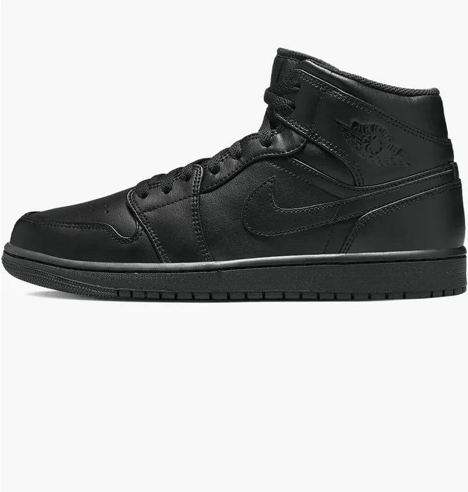 Кросівки чоловічі Air Jordan 1 Mid Black 5554724-093