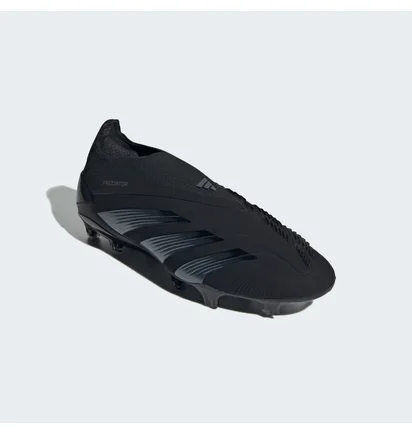 Бутси унісекс Adidas Predator 24 Elite Laceless Firm Ground Cleats Black IE1807