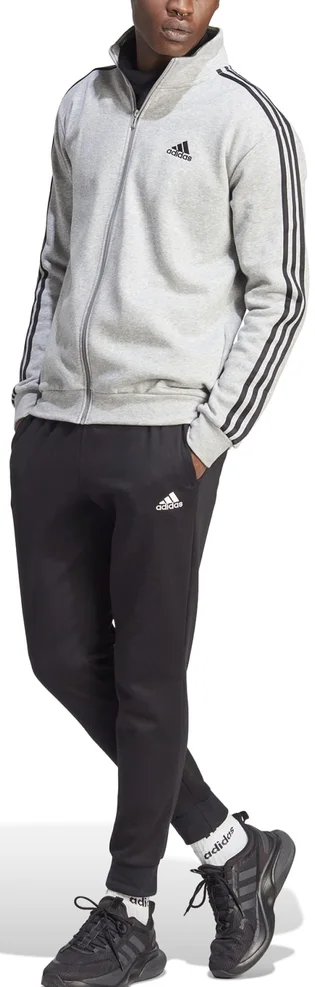 Спортивный костюм мужской Adidas Kit Sportswear M 3S Fl Tt Ts White/Black IA3073