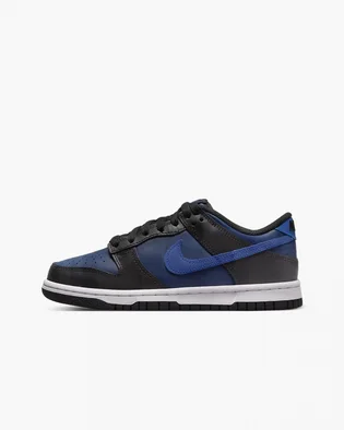 Кроссовки детские Nike Dunk Low Midnight Navy Black/Blue DH9765-402