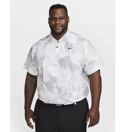 Поло мужское Nike Dri-Fit Nike Tour White/Grey FD5935-100