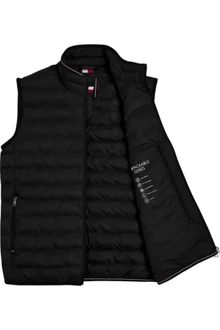 Жилетка чоловіча Tommy Hilfiger Regular Fit Quilted Vestzip Black MW0MW18762-BDS