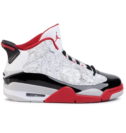 Кроссовки мужские Air Jordan Dub Zero White/Varsity Red/Neutral Grey/Black 311046-116