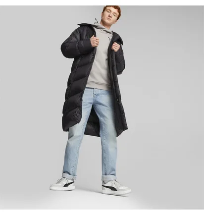 Парка чоловіча Puma Long Hooded Down Coat S Black 675377-01