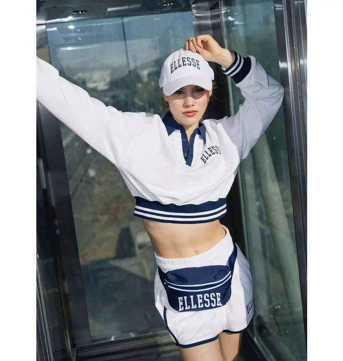 ᐉ Кофта женская Ellesse Crocetta Cropped Sweatshirt White