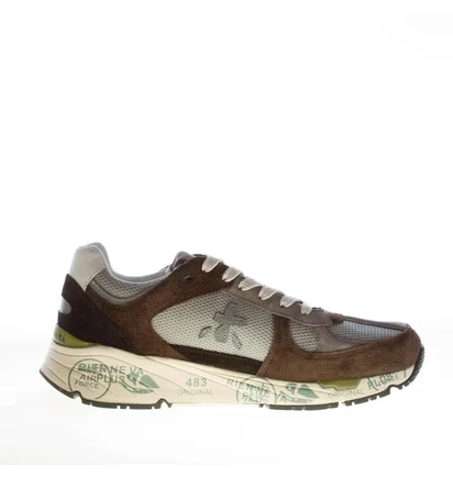 Кроссовки мужские Premiata Mase Grey/Brown MASE-6422