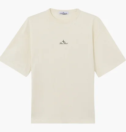 Футболка чоловіча STONE ISLAND Logo Printed Beige L1S152100006S0050-V0093