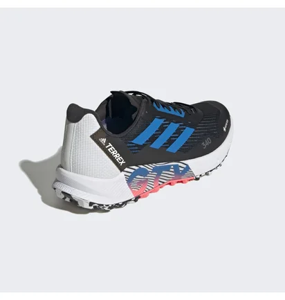 Кроссовки мужские Adidas Terrex Agravic Flow 2.0 Gore-Tex Trail Running Shoes Black/Grey H03184