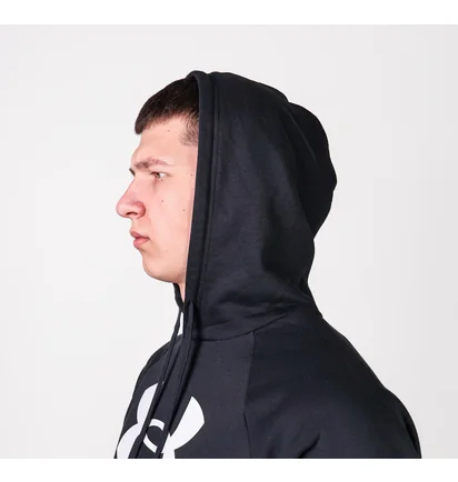 Худи мужское Under Armour Rival Logo Fleece Hoody Black 1379758-001