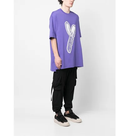 Футболка мужская Adidas Y-3 Logo Gfx Tee Oversized Violet HY1273