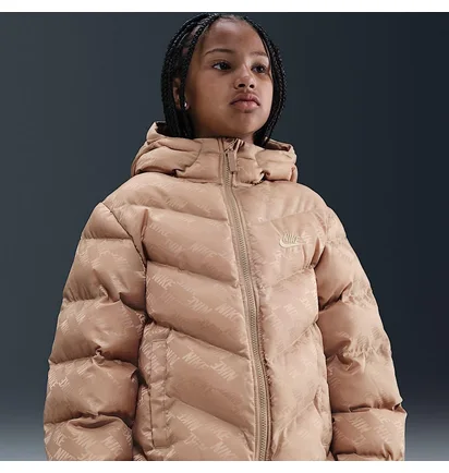 Пуховик детский Nike K Nsw Tf Adp Puffer Gx Beige HQ9374-200