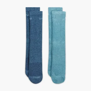 Носки унисекс Nike Everyday Plus Cush Crew Blue/Light Blue (2 пары) DM7086-903