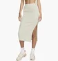 Спідниця жіноча Nike Sportswear Chill Knit Slim Ribbed Midi Skirt Beige FQ1636-104