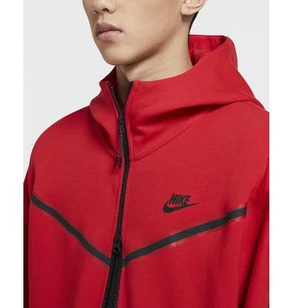Толстовка чоловіча Nike Nsw Tech Fleece Hoodie Full-Zip Red CU4489-657
