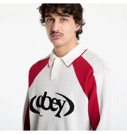 Поло мужское Obey Soccer White 151000100-WTM