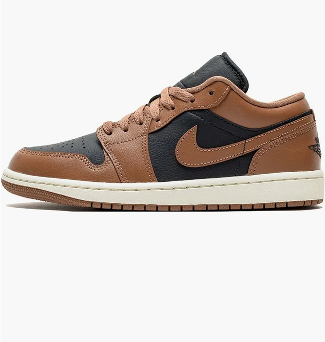 Кроссовки женские Air Jordan 1 Low Archaeo Brown/Black DC0774-021