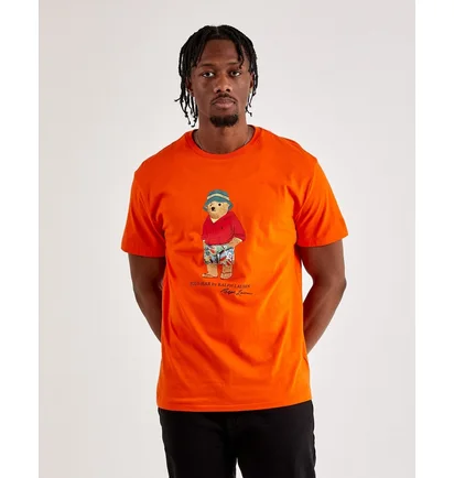 Футболка мужская Polo Ralph Lauren Polo Bear Tee Orange 710854497022