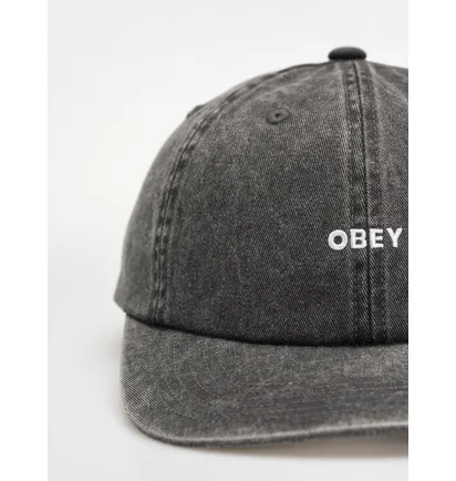 Кепка мужская OBEY Pigment Mental 6 Panel Strapback Black 100580386-BLK