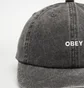 Кепка мужская OBEY Pigment Mental 6 Panel Strapback Black 100580386-BLK