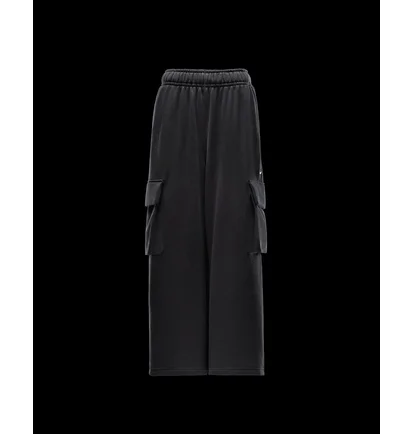 Штани жіночі Nike Sportswear Low-Rise Oversized French Terry Open-Hem Pants Black FV7512-010