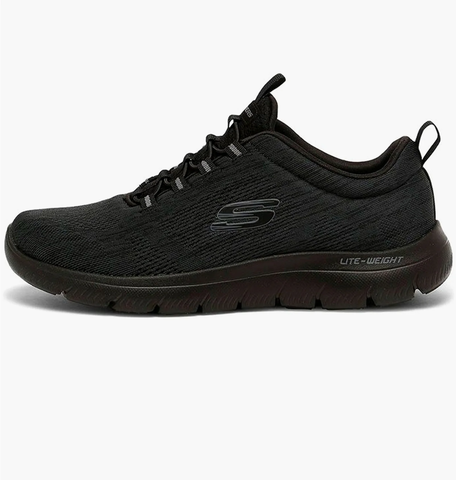 黒尾　秘バボ ᐉ Кроссовки мужские Skechers Summits Louvin Black 232186-BBK