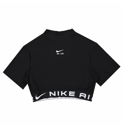 Футболка жіноча Nike Nsw Air Short Sleeve Crop Top Black FB8246-010