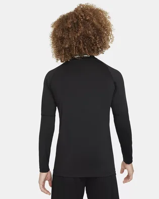 Термобелье детское Nike Np Df Ls Top 24 Black FJ6822-010