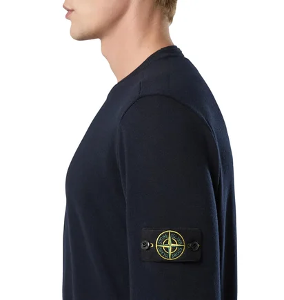 Кофта чоловіча Stone Island Wool Crew Neck Blue K2S155100071S00C4-V0020