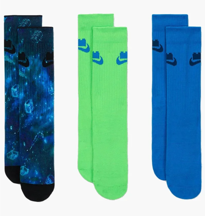 Шкарпетки Nike X Lego Collection (3 пари) Multi HV9635-901