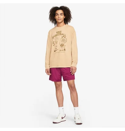 Лонгслив мужской Nike Basketball Ls Tee Beige DN3044-101