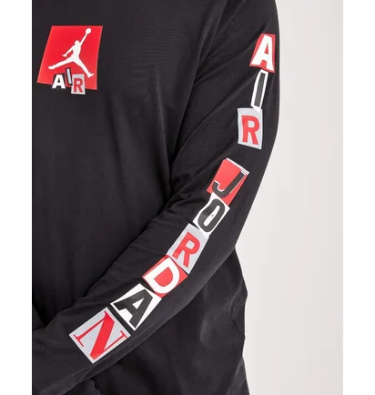 Лонгслив мужской Air Jordan Air Long-Sleeve Tee Black FD7017-010