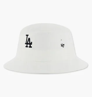 Панама унісекс 47 Brand Los Angeles Dodgers White B-BKT12GWF-WH-R