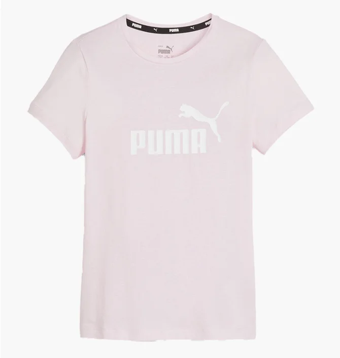 Футболка женская Puma Ss Ess Logo Tee G Pink 587029-67