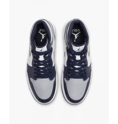 Кроссовки мужские Air Jordan 1 High G Blue/White Dq0660-100