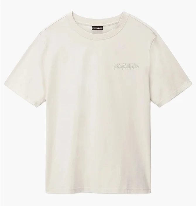 Футболка мужская Napapijri S-Turrach Beige NP0A893UFWA1-BEIGE