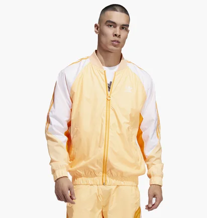 Олимпийка мужская Adidas Summer Sst Track Jacket Yellow/White Hc2096