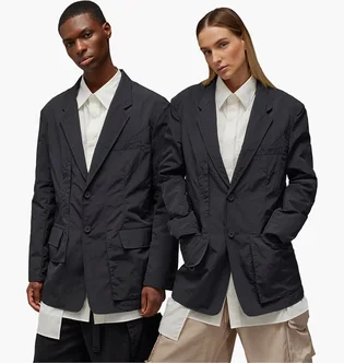 Пальто унісекс Adidas Y-3 Crinkle Nylon Blazer Black IV5836