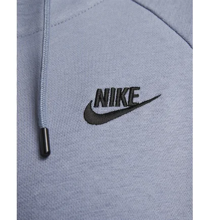 Толстовка жіноча Nike Essntl Flc Fz Hoodie Light Blue Dx2317-493