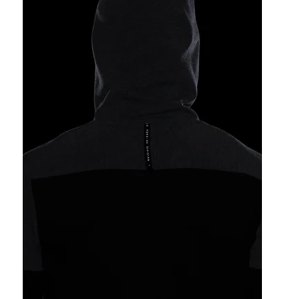 Худи мужское Nike Mens Running Hoodie Black/Grey DM4638-010