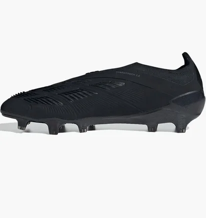 Бутси унісекс Adidas Predator 24 Elite Laceless Firm Ground Cleats Black IE1807