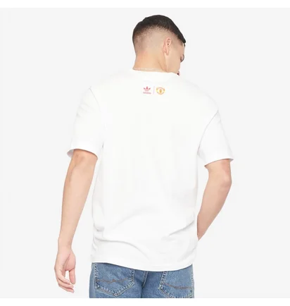 Футболка чоловіча Adidas Originals Manchester United Old Trafford Trefoil Tee White HP0452