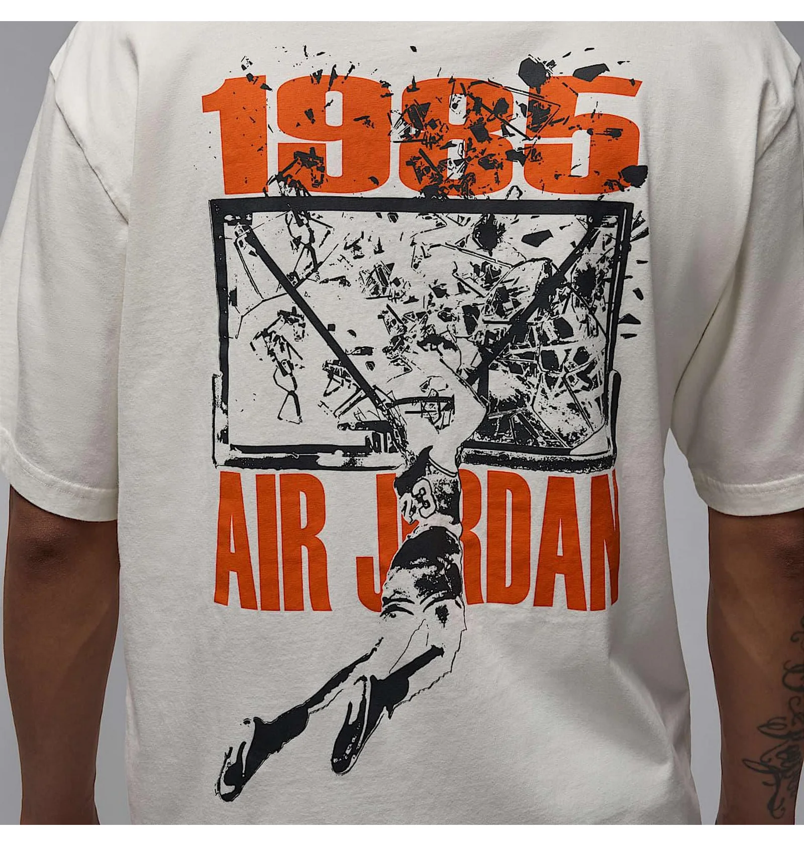 ᐉ Футболка чоловіча Air Jordan Brk Svv Ovsz Gfx Ss Crew White