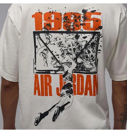 Футболка чоловіча Air Jordan Brk Svv Ovsz Gfx Ss Crew White IB3297-133