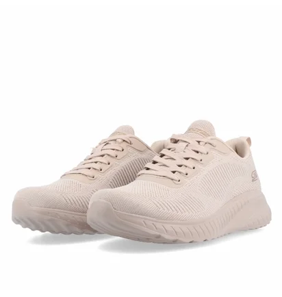 Кроссовки женские Skechers Bobs Squad Chaos Face Off Natural Peach 117209-NUDE