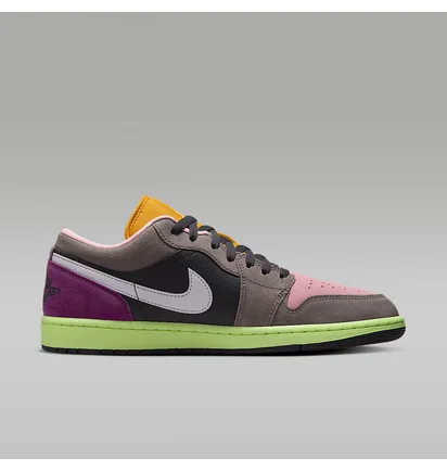 Кроссовки мужские Air Jordan 1 Low Grey/Multi HQ2010-005