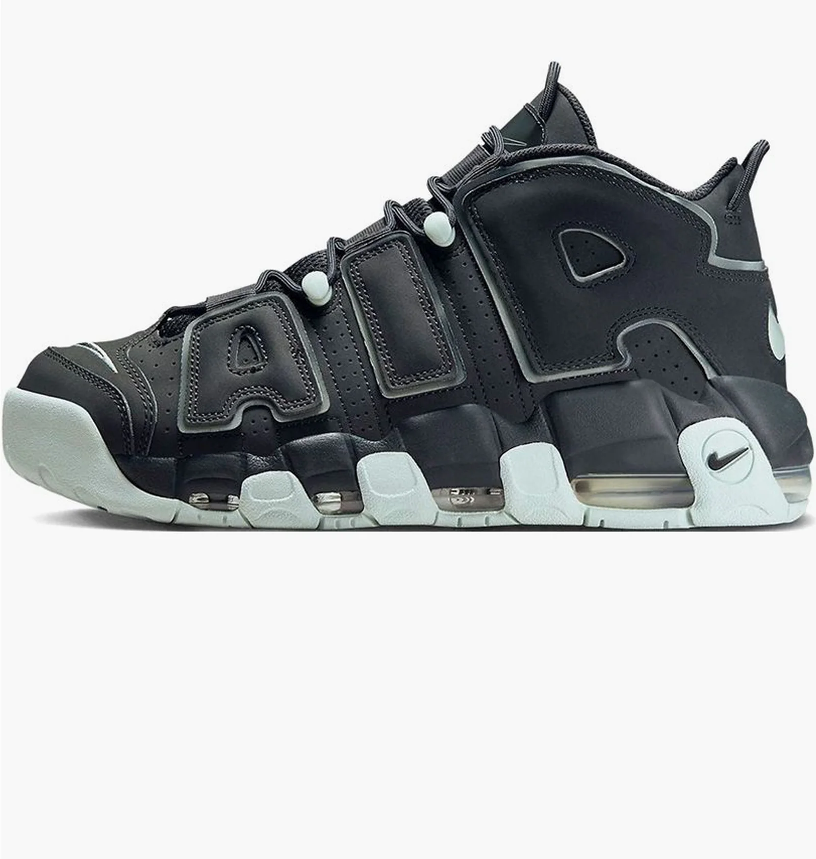 シューズ(男性用) NIKE AIR MORE UPTEMPO BLACK ᐉ Кросівки чоловічі Nike Air More Uptempo Low Black Cat Black